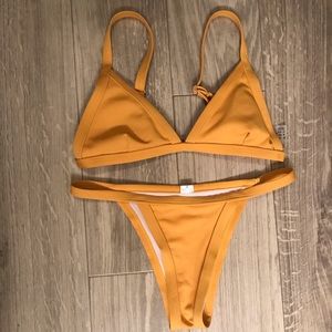 Mustard Yellow Bikini NWOT